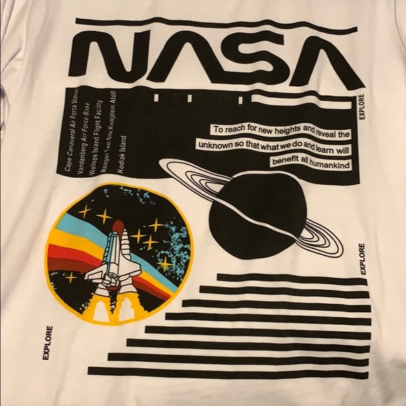 NASA long sleeve top size small NWOT - Picture 3 of 4